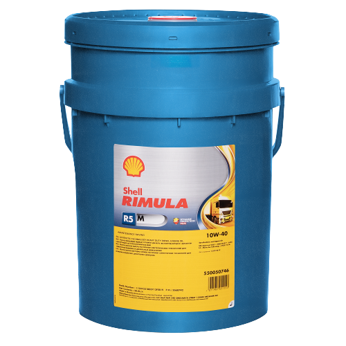 Моторное масло SHELL 10W40 RIMULA R5 M, 20л (SHELL: SHELL 10W40 RIMULA R5 M20)